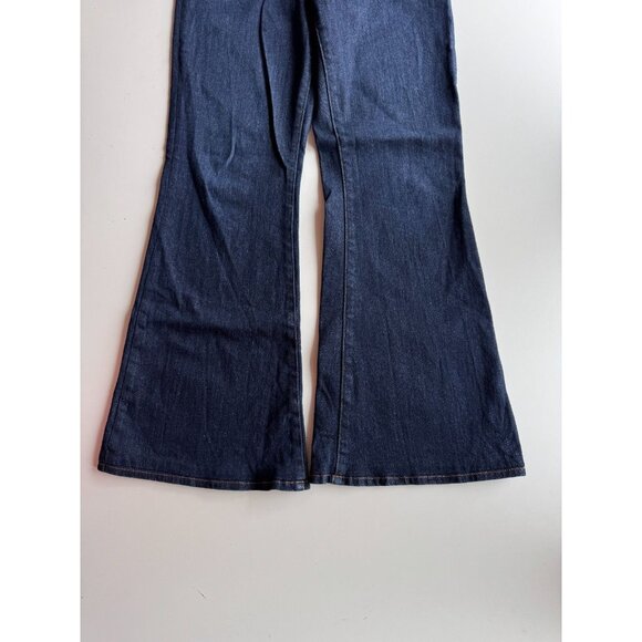 J BRAND Valentina Everlast Dark Rinse High Rise Flare Flared Jeans, Size 28 - Picture 7 of 16